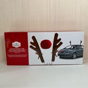 Rudolph Reindeer Car Decoration Set with Antlers and Nose Christmas Original